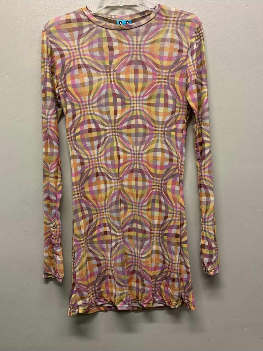 Omighty illusion Mesh Dress large festival retro y2k